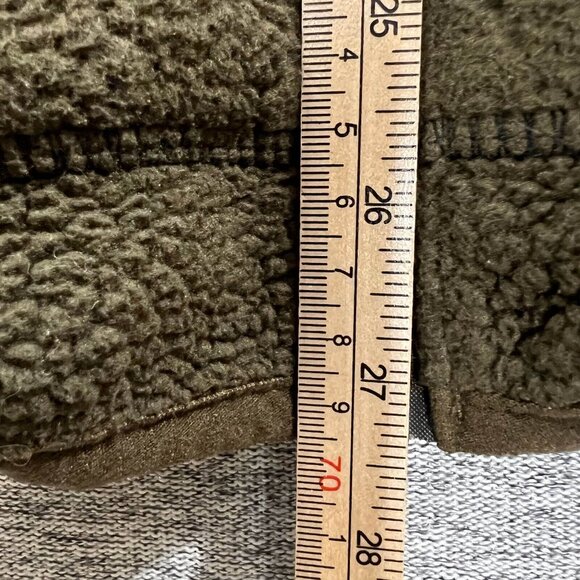 Columbia Sherpa Jacket Women M Olive Green Fleece Full Zip Oversized Outdoor - Picture 7 of 10